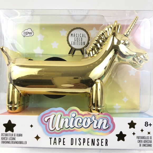 Unicorn Office Unicorn Tape Dispenser Magical Gold Edition Poshmark